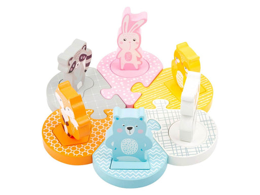 Small Foot - Wooden Shape Puzzle Animals