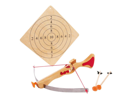Small Foot - Wooden Sports Crossbow with Target Board 4 pcs.