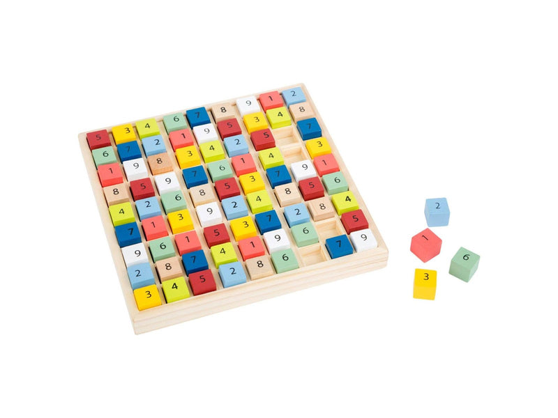 Small Foot - Wooden Sudoku Game Color 82pcs.