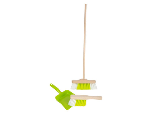 Small Foot - Wooden Sweeping Set with Broom 3 pcs