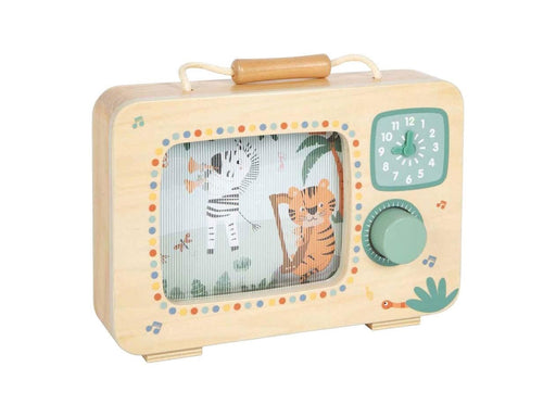 Small Foot - Wooden Television Music Box Safari FSC