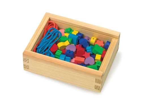 Small Foot - Wooden Thread Beads 84pcs.