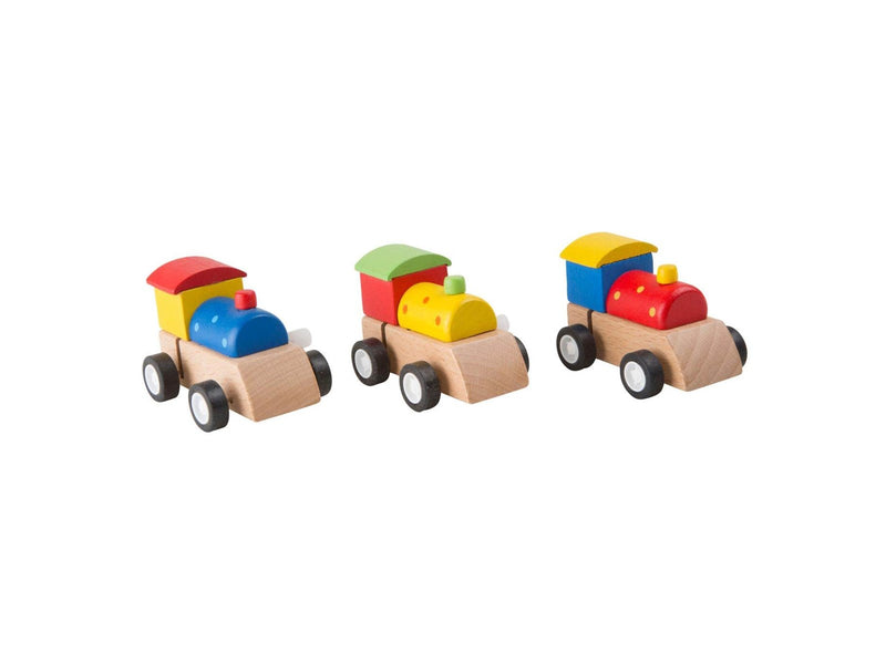 Small Foot - Wooden Train Wind Up per piece