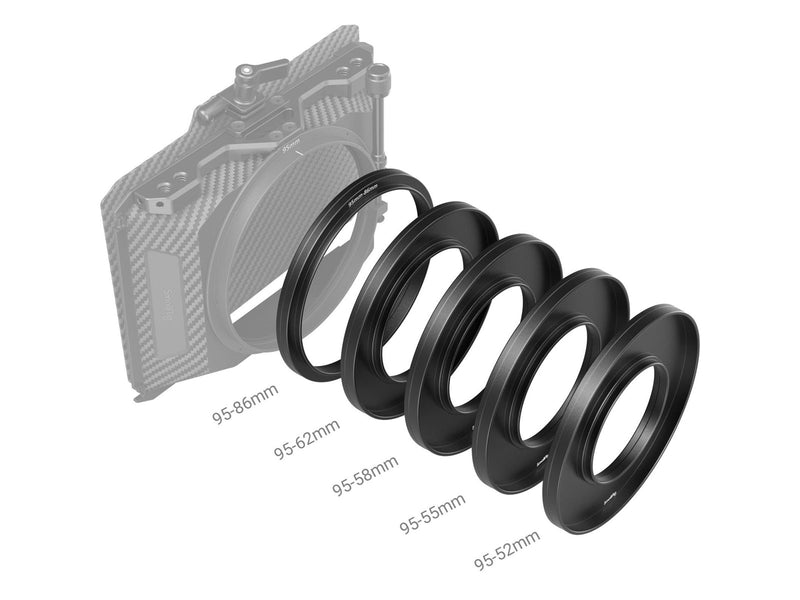 SmallRig 3383 Adapter Rings Kit (52 55 58 62 86mm) For Mini Matte Box