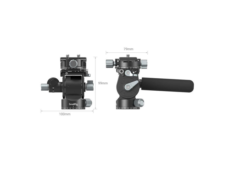 SmallRig 3457 Lightweight Fluid Video Head