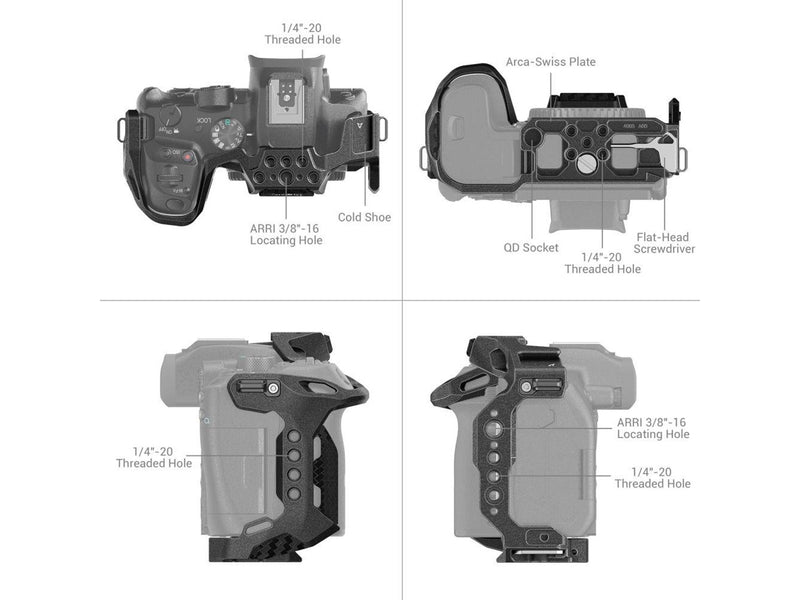 SmallRig 4003 Black Mamba Cage For Canon EOS R7