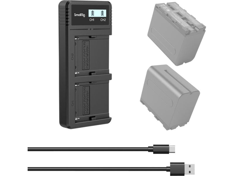 SmallRig 4086 Battery Charger For NP-F970 Batteries