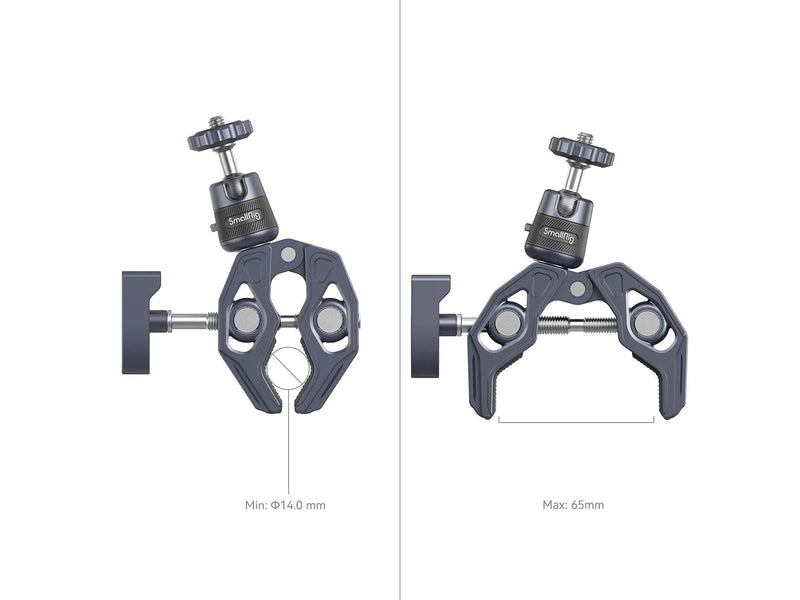 SmallRig 4102 Super Clamp with 360 Ballhead Mount for Action Cameras
