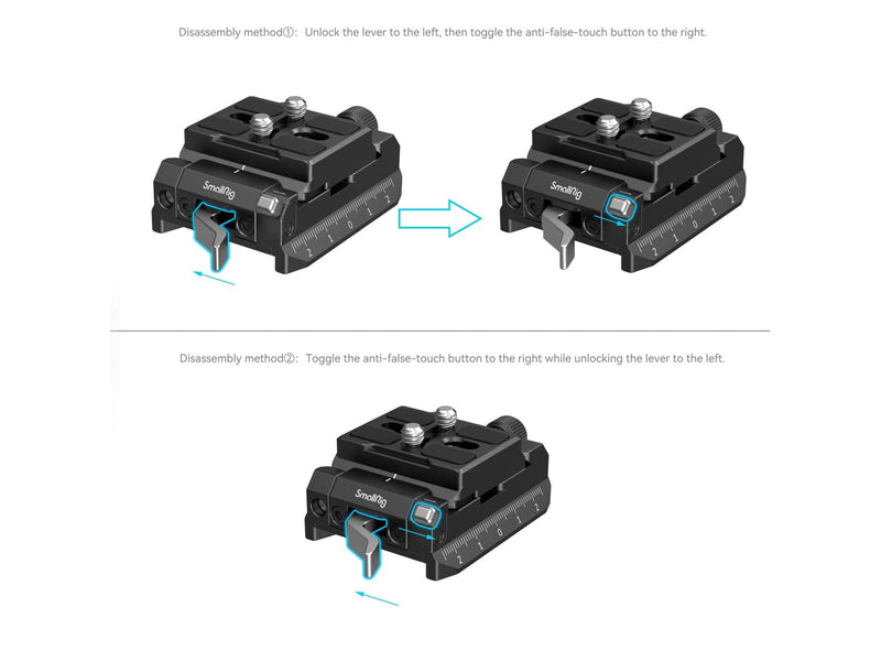 SmallRig 4234 Mount Plate Kit Universal ARCA & Manfrotto compatible