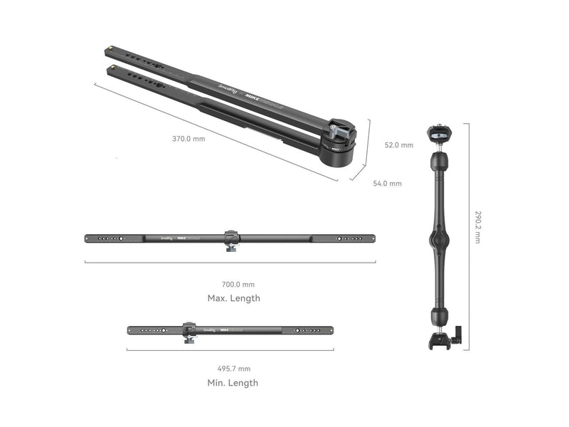 SmallRig 4362 x Mikevisuals Extension Arm Tracking Shot Kit