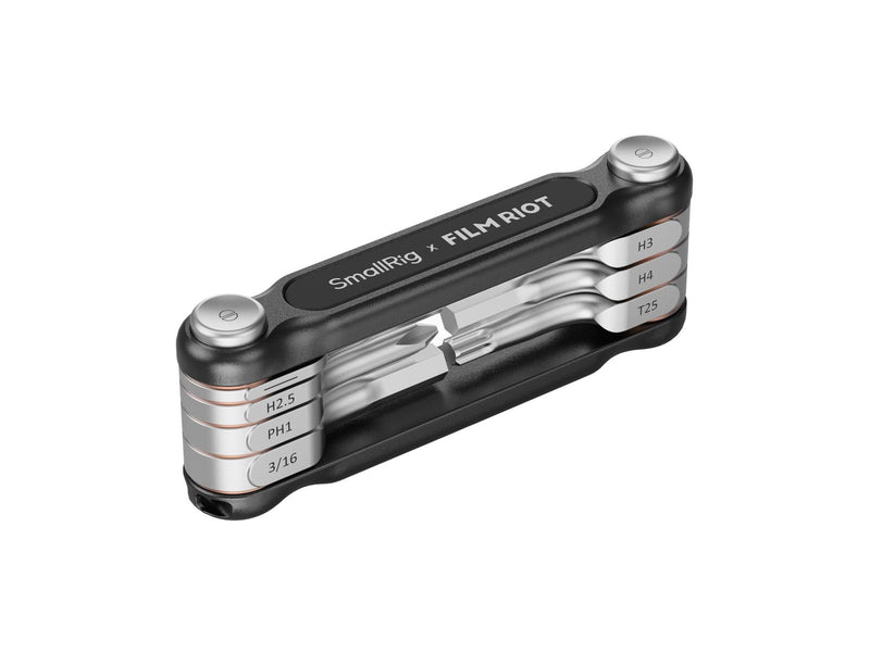 SmallRig 4374 x FILM RIOT 7-in-1 Folding Wrench Set with Multiple Angle Positioning Black
