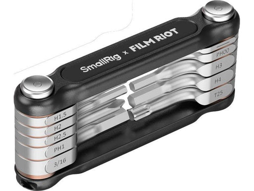 SmallRig 4375 x FILM RIOT 10-in-1 Folding Wrench Set with Multiple Angle Positioning Black