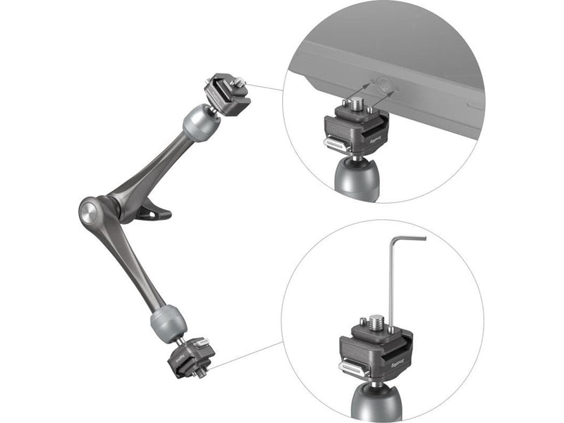 SmallRig 4489 HawkLock H21 Quick Release Rosette Magic Arm (11")