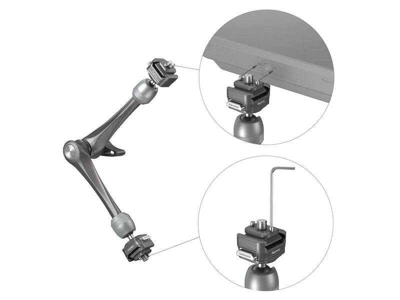 SmallRig 4489 HawkLock H21 Quick Release Rosette Magic Arm (11")