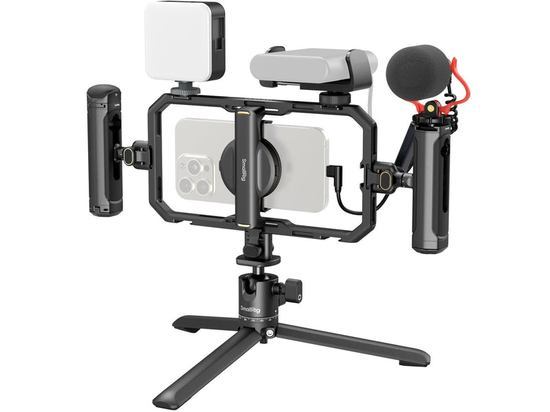 SmallRig 4704 All-in-One Video Kit for Smartphone Creators Qucik Pro Edition