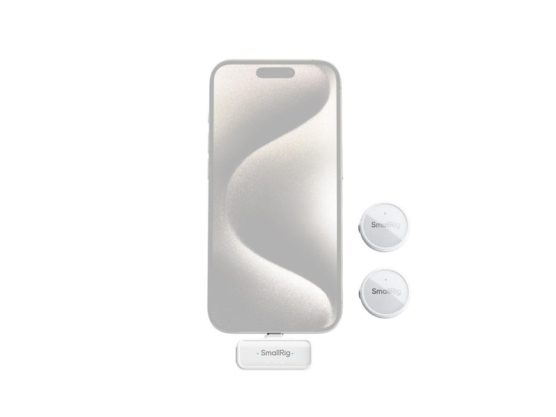 SmallRig 4706 S 60 Wireless Microphone White (USB-C Version)