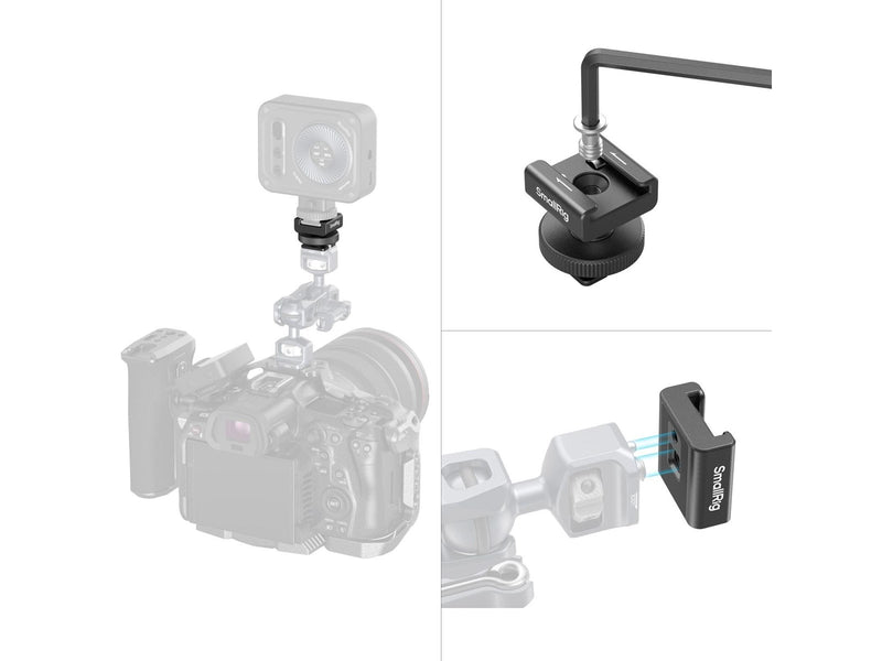SmallRig 4822 Wireless Microphone Support with Cold Shoe Mount