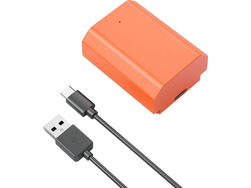 SmallRig 4969 NP-FZ100 USB-C Rechargeable Camera Battery Orange