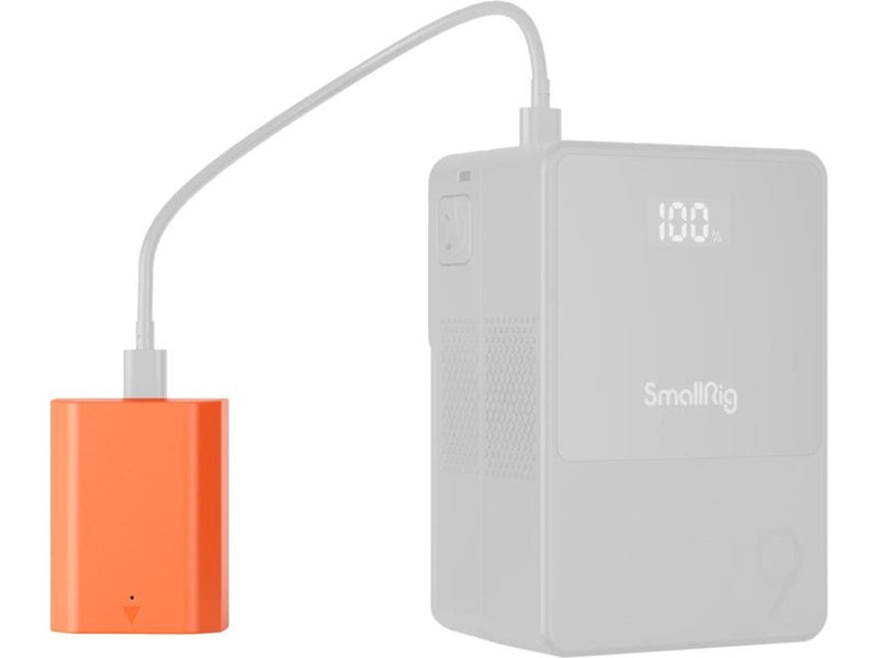 SmallRig 4969 NP-FZ100 USB-C Rechargeable Camera Battery Orange