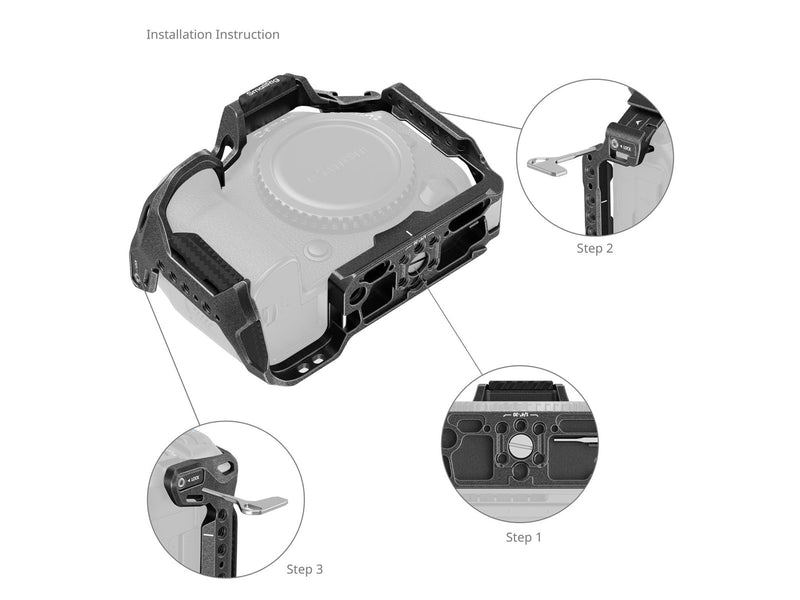 SmallRig 4975 Black Mamba Cage for Canon EOS R5 Mark II