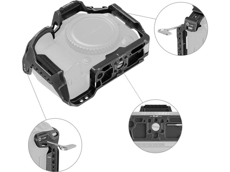 SmallRig 4975 Black Mamba Cage for Canon EOS R5 Mark II