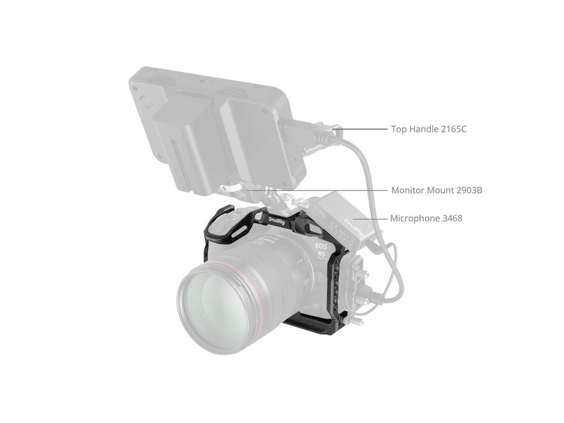 SmallRig 4975 Black Mamba Cage for Canon EOS R5 Mark II