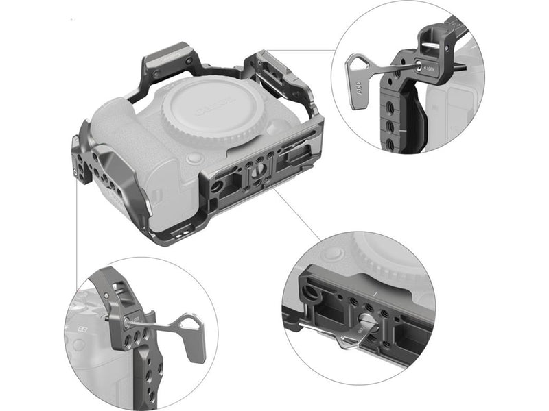 SmallRig 4977 HawkLock Quick Release Cage for Canon EOS R5 Mark II