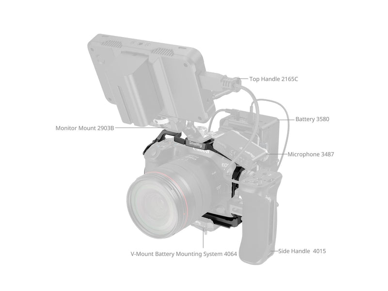 SmallRig 4978 Cage for Canon EOS R5 Mark II