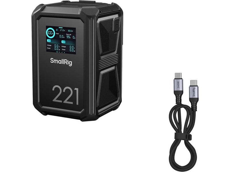 SmallRig 4985 X-Touch Smart Triple-Proof V-Mount Battery X221
