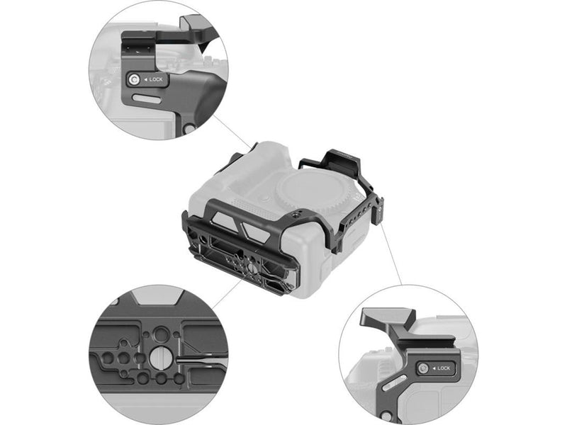SmallRig 5092 Cage for Canon EOS R5 Mark II with Cooling Fan CF-R20EP