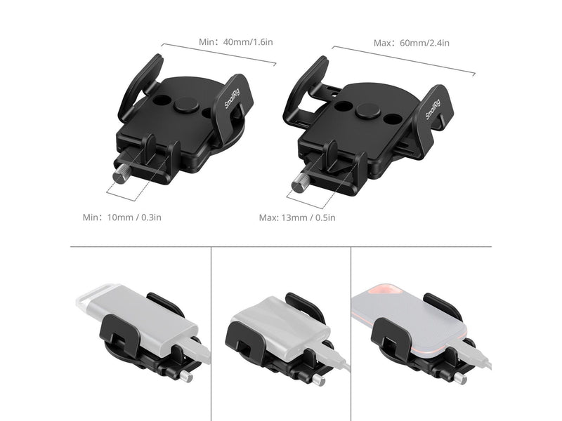 SmallRig 5196 Universal Mounting Clamp for External SSD