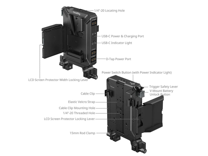 SmallRig 5228 V-Mount Battery Mount Plate