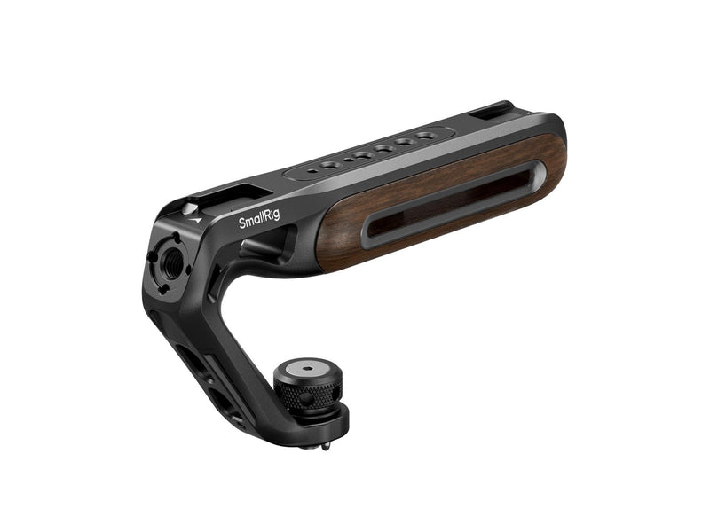 SmallRig 5252 Wooden Top Handle with 1/4''-20 and ARRI 3/8''-16 Locating Screw