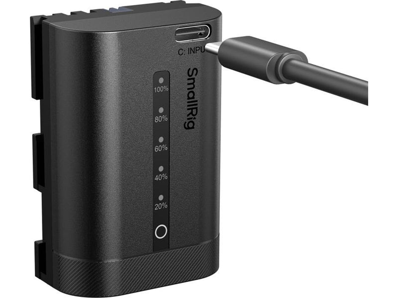 SmallRig 5298 USB-C Camera Battery with Power Display for Canon LP-E6P