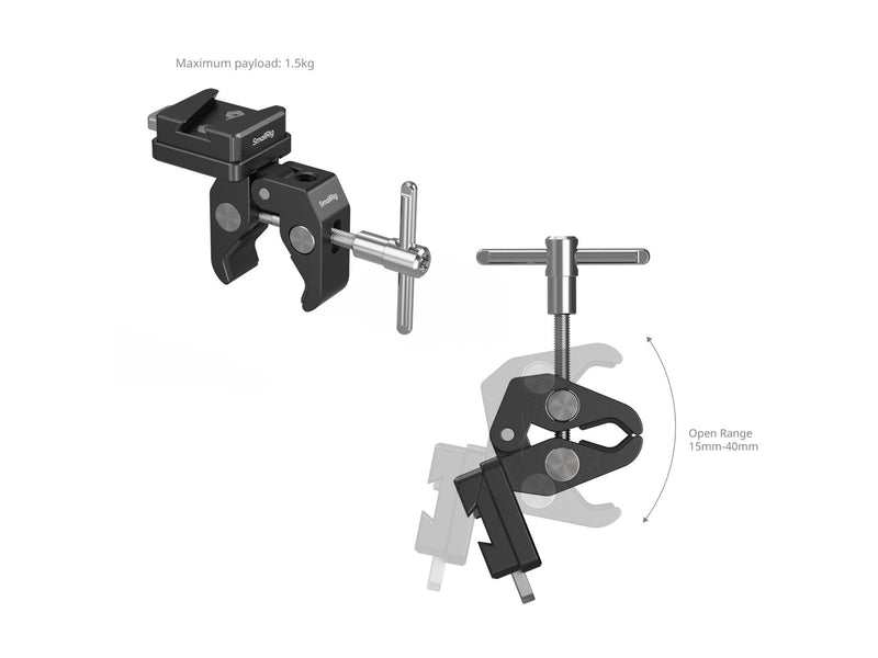 SmallRig 5313 V-Mount Crab-Shaped Clamp