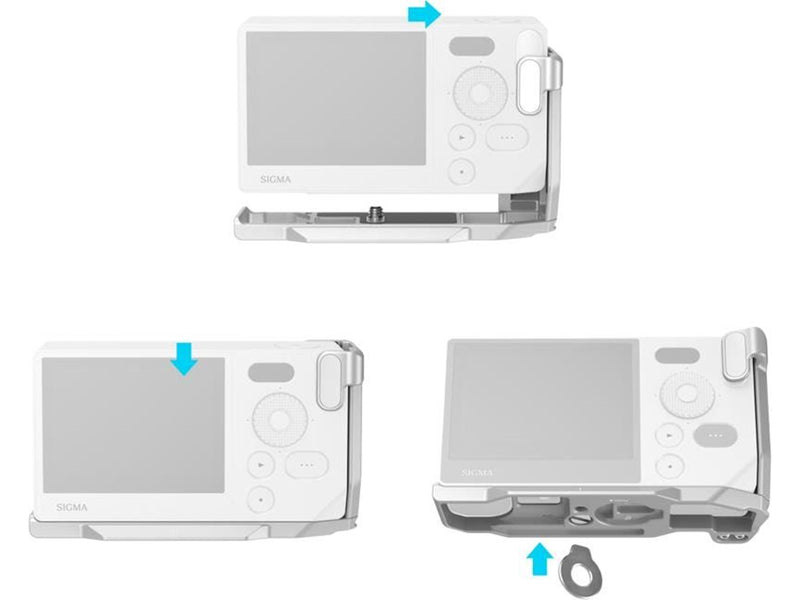 SmallRig 5390 L-Shaped Mount Plate with Handle for Sigma BF Silver