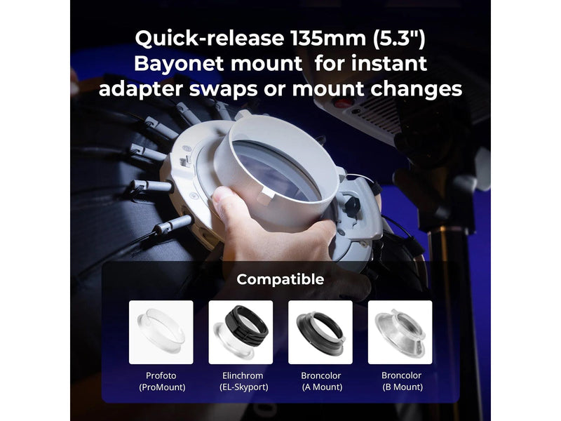 SmallRig 5396 FP-60 Quick-Setup Folding Parabolic Softbox