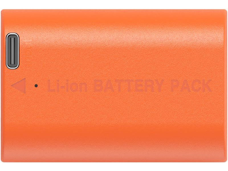 SmallRig 5407 Camera Battery USB-C Rechargeable Canon LP-E6P Orange