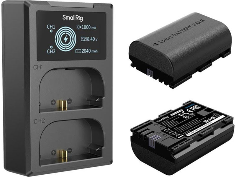 SmallRig 5409 Camera Battery and Charger Kit for Canon LP-E6P