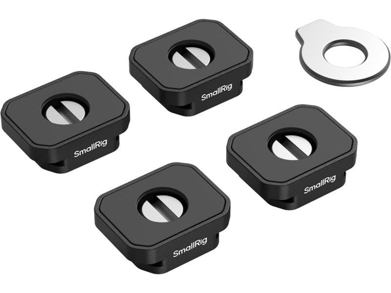 SmallRig 5472 Mount Plate with Cold Shoe Mount (4pcs)