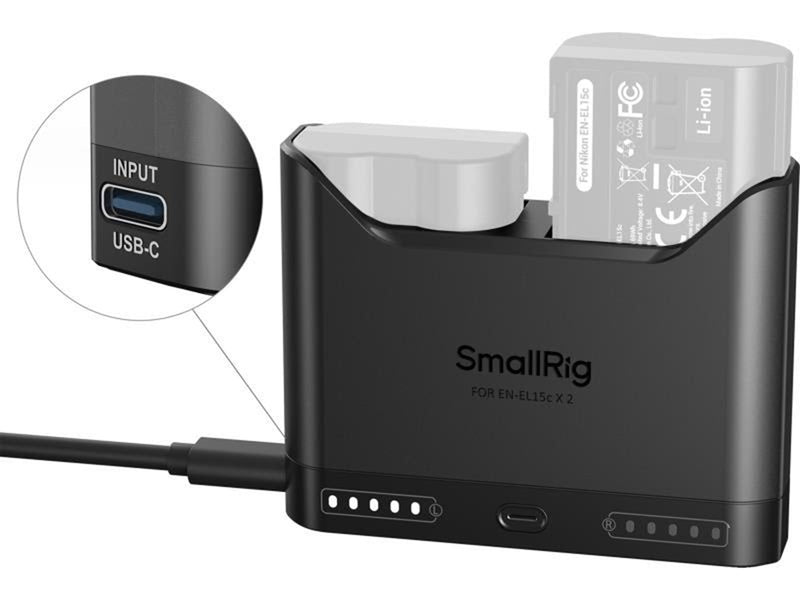 SmallRig 5491 Camera Battery Charger for EN-EL15c