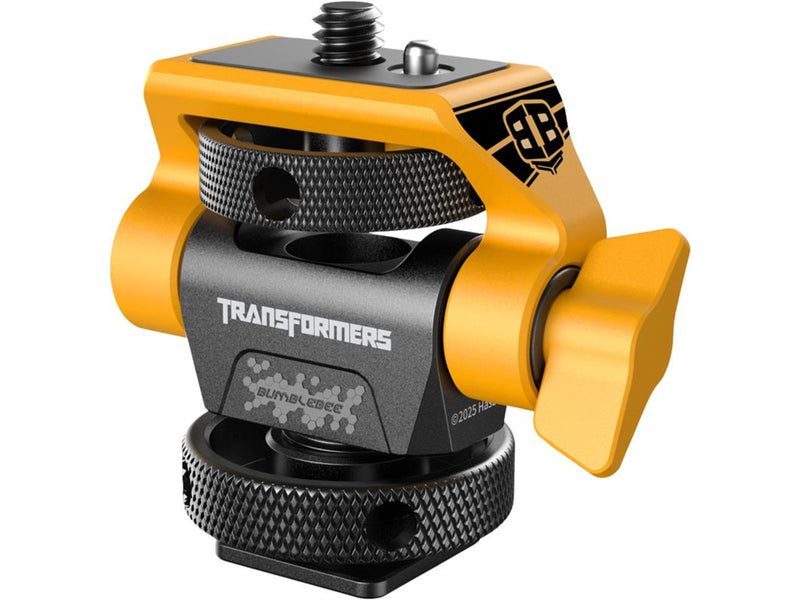 SmallRig 5519 Swivel and Tilt Adjustable Monitor Support with Cold Shoe（BumbleBee Edition）