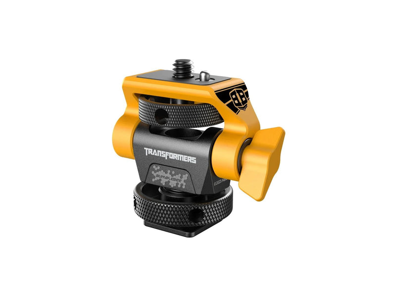 SmallRig 5519 Swivel and Tilt Adjustable Monitor Support with Cold Shoe（BumbleBee Edition）