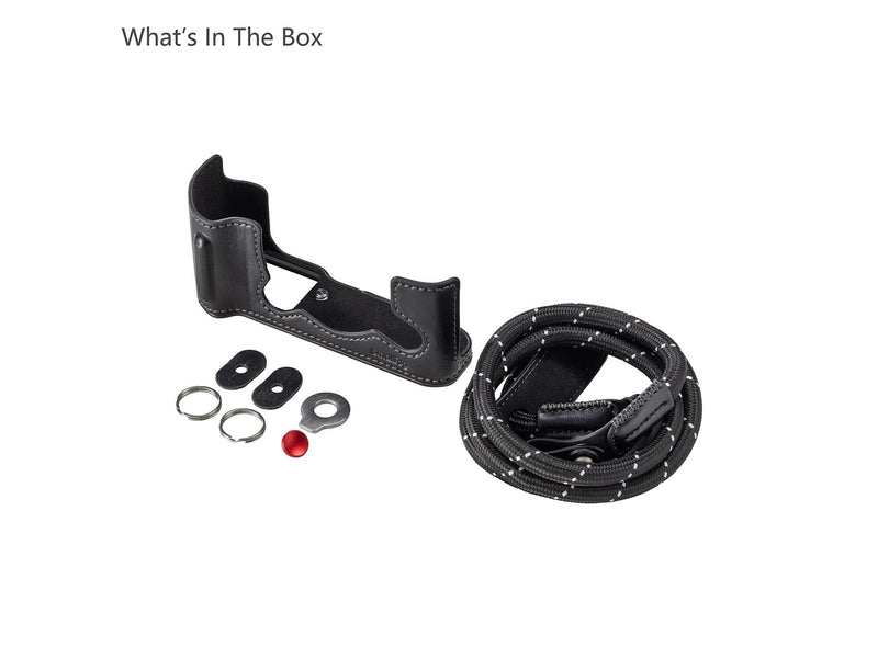 SmallRig 5669 Leather Half Case Kit for FUJIFILM X-T30 / X-T30 II / X-T30 III Black