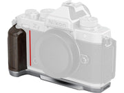 SmallRig 5707 L-Shaped Mount Plate with Wooden Handle for Nikon Z f Silver