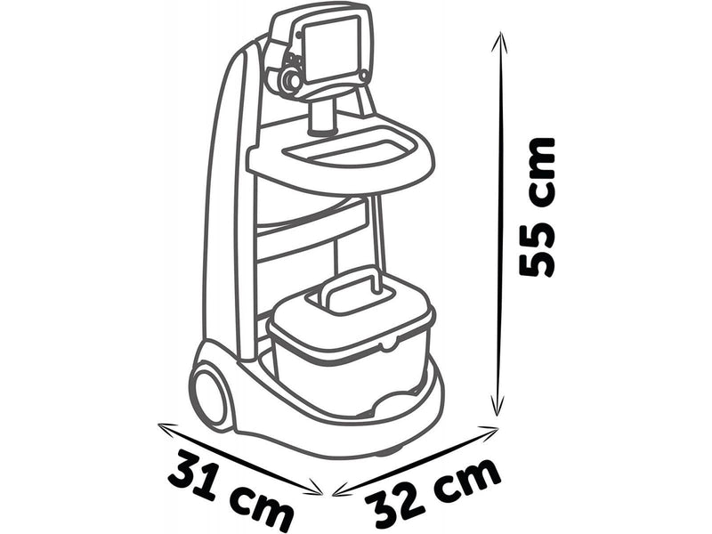 Smoby Electronic Doctor Trolley 16pcs.