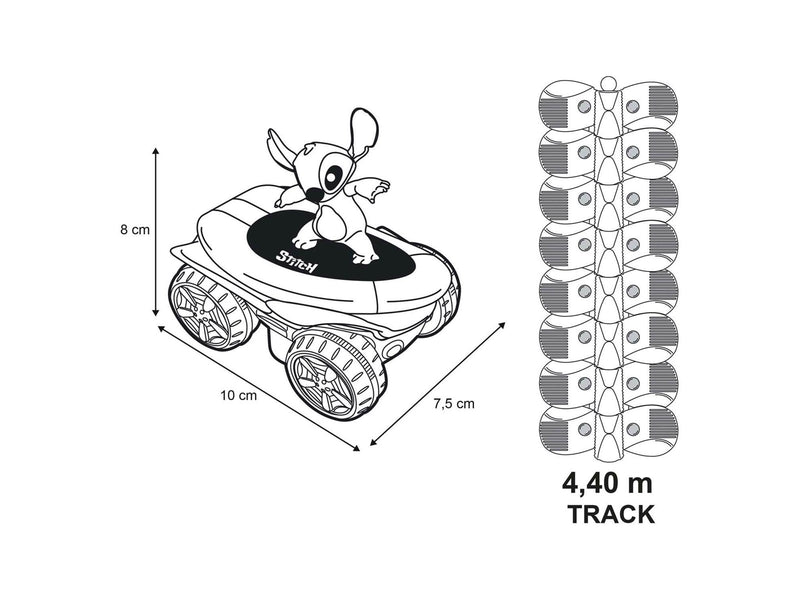 Smoby - Stitch Flextreme Race Track Set
