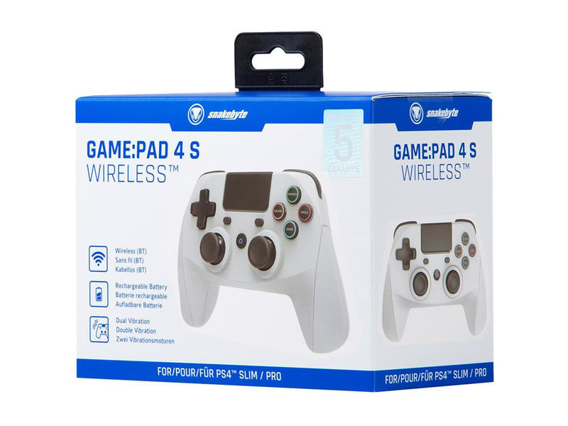 Snakebyte GAME:PAD 4 S WIRELESS (GREY) - Wireless Controller - Sony PlayStation 4