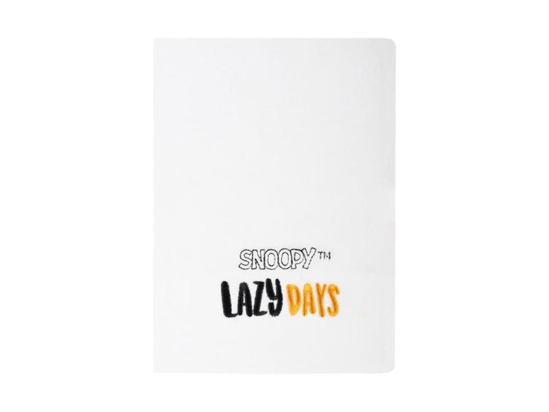 Snoopy - Plush notebook / notebook A5 from the Lazy Days collection