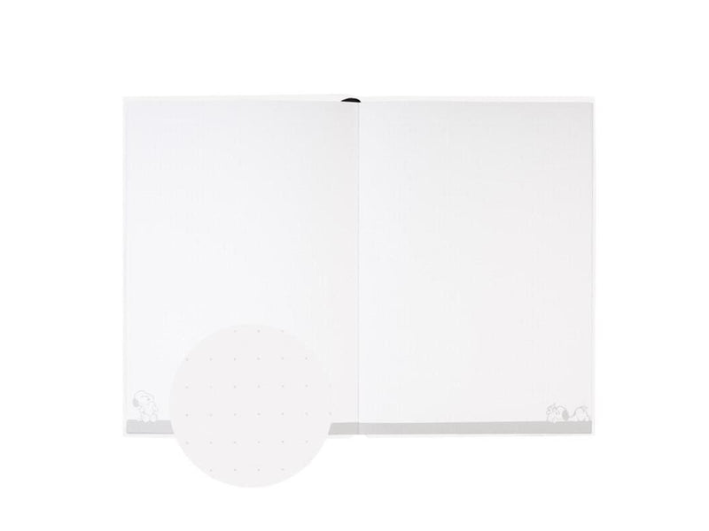 Snoopy - Plush notebook / notebook A5 from the Lazy Days collection